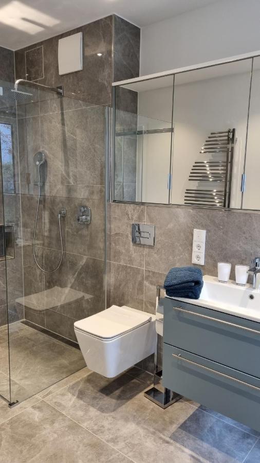 70 Qm Grosses Apartment Mit Garten Zwischen Potsdam Und Berlin Stahnsdorf Exteriör bild